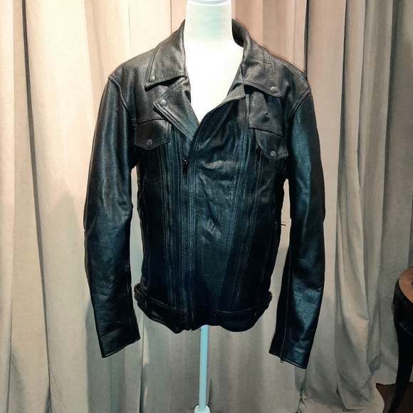 Milwaukee Leather biker jacket - Picture 3 of 16